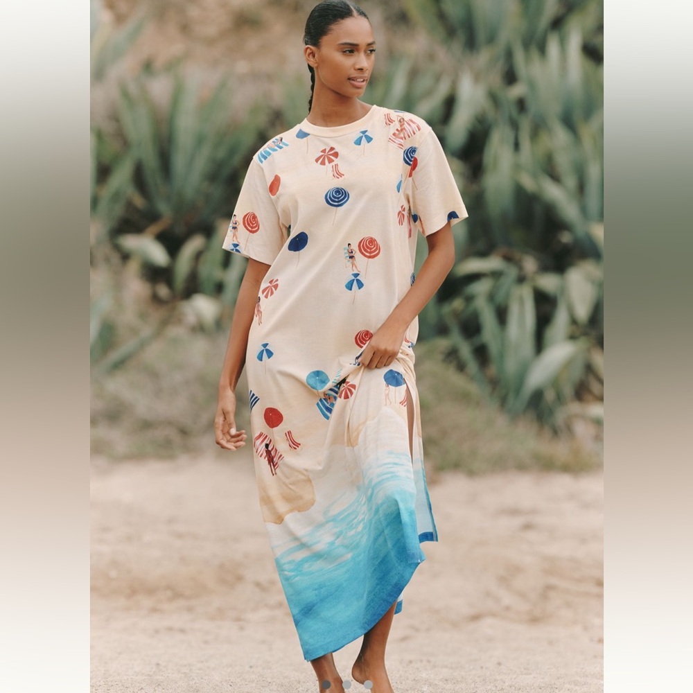FARM RIO x Anthropologie Destination T-shirt dress - size M - NWT!!!